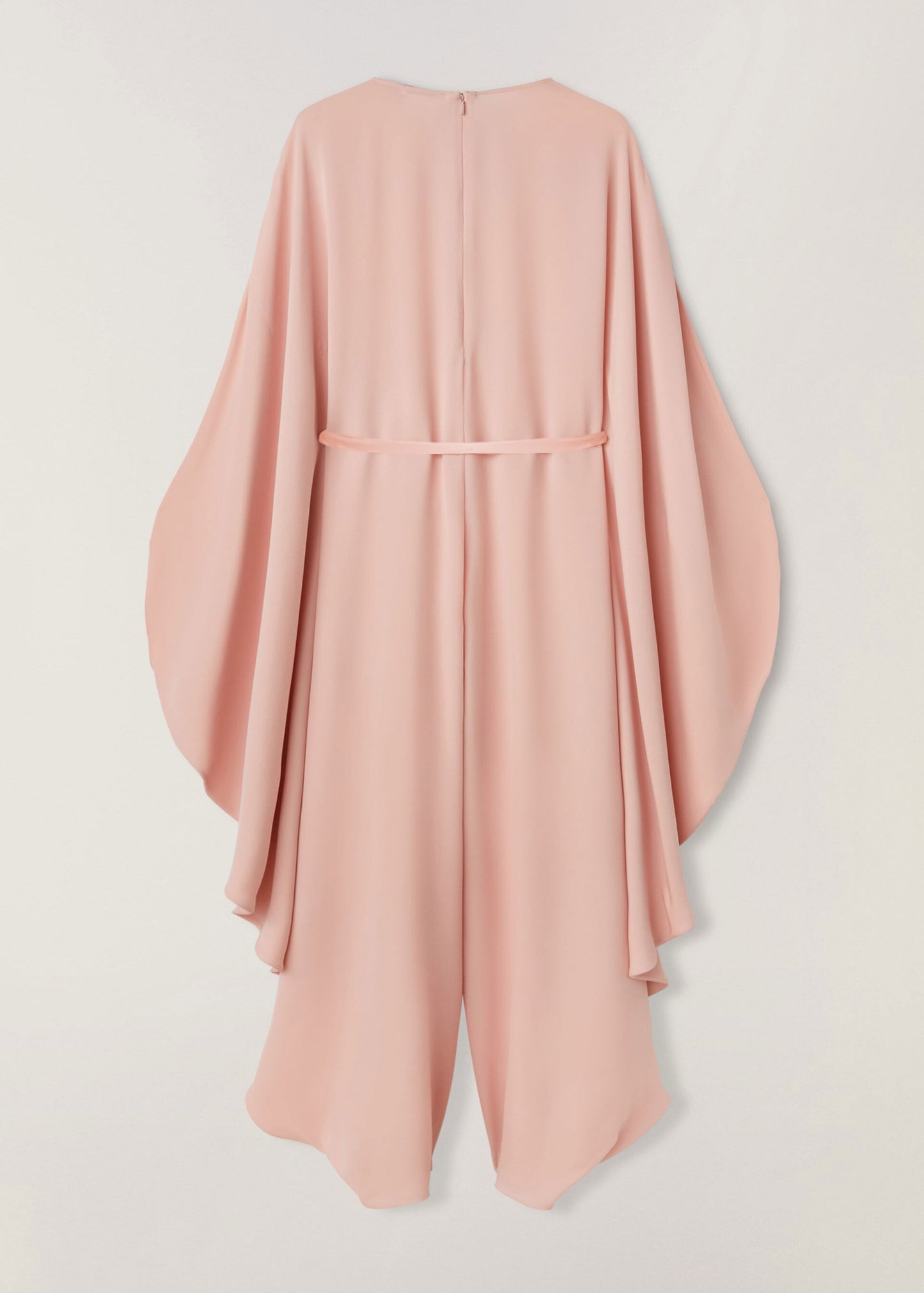 Baby Pink Jump Suit With Belt